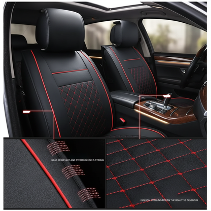 Premium Universal Luxury Leather 3D Car Floor Mats – Full Set | Waterproof & All-Weather Interior Protection
