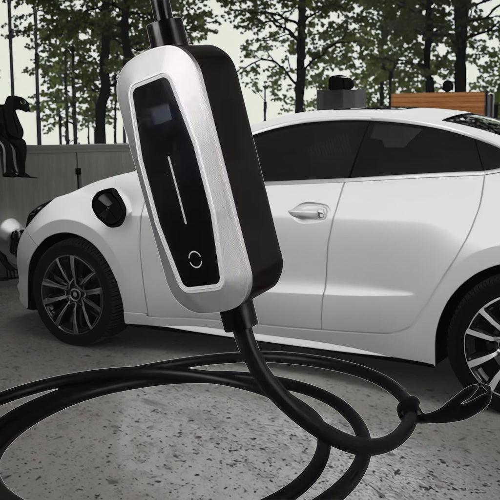 Portable 16A EV Home Charger – Smart Electric Vehicle Charging Cable | Type 2, LCD Display & IP65 Waterproof