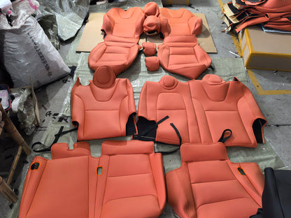 Premium Custom Nappa Leather Car Floor Mats – Luxury Full Coverage | Waterproof & Vehicle-Specific Fit