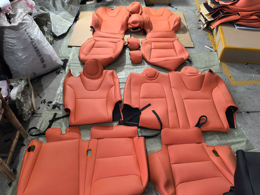 Premium Custom Nappa Leather Car Floor Mats – Luxury Full Coverage | Waterproof & Vehicle-Specific Fit